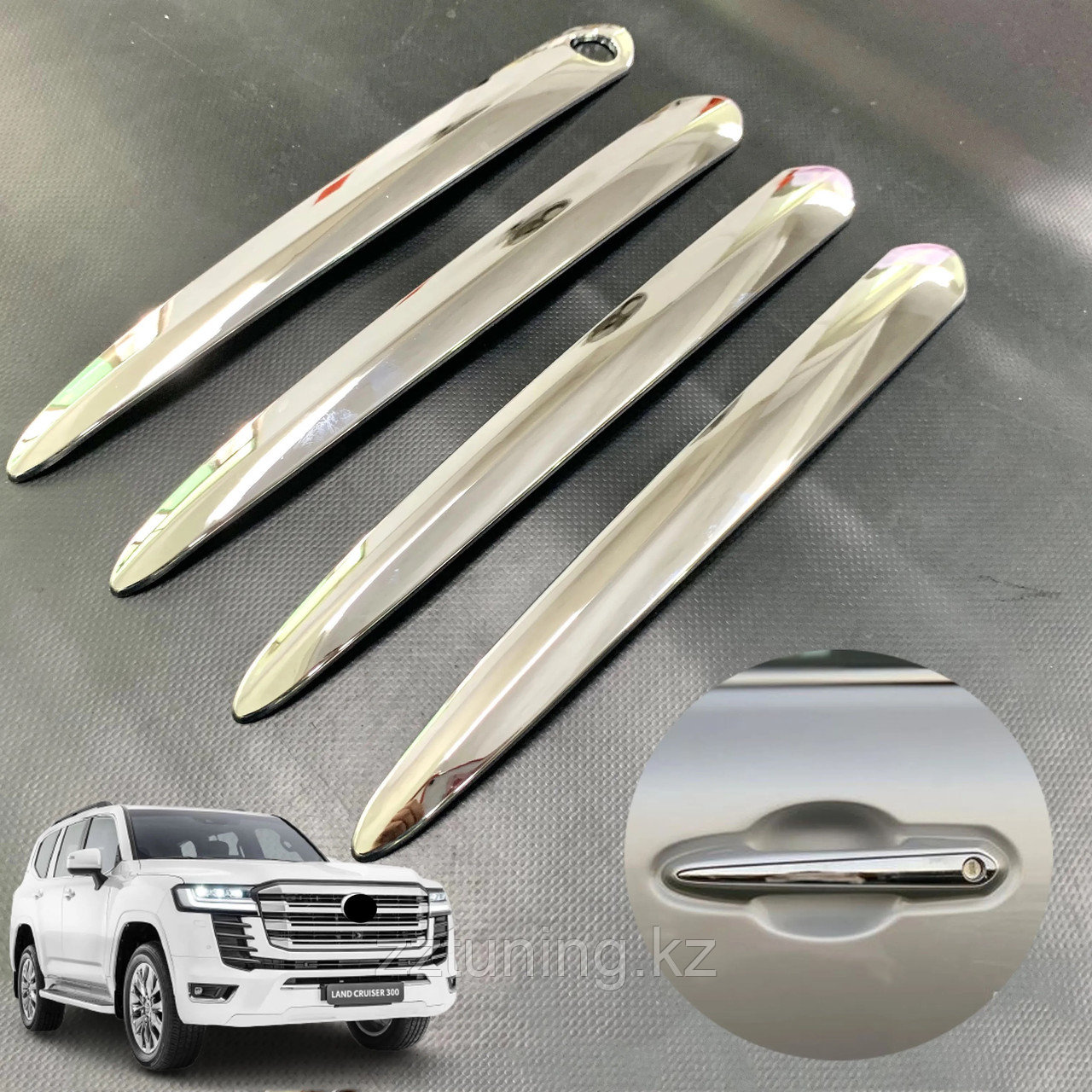 Хром на крышки зеркал Land Cruiser 300