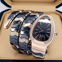 Женские наручные часы Bvlgari Serpenti Tubogas Watch (23291)