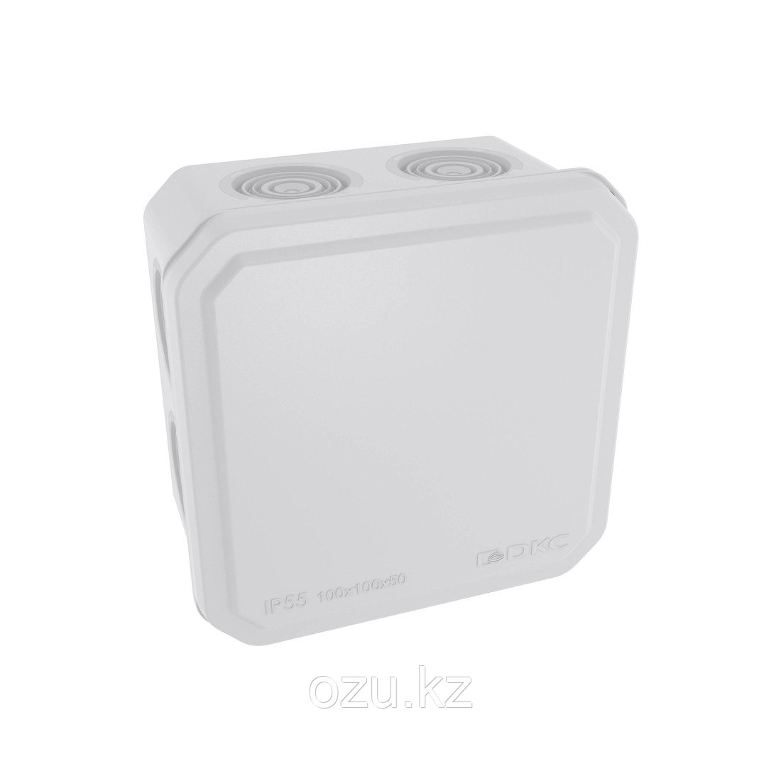 Коробка ответвительная с 8+2 кабельными вводами д.25/20 мм, IP55, 100х100х50 мм, фото 1