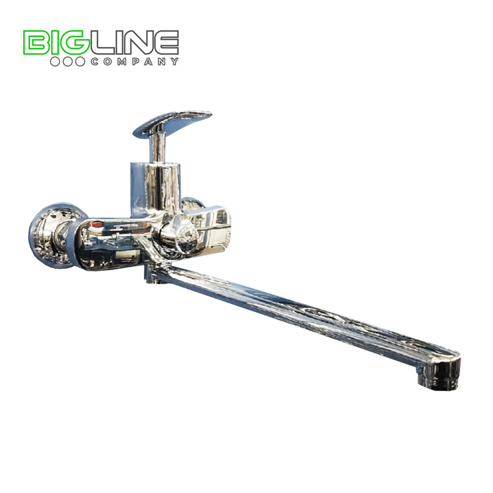 Смеситель Calorie 5333 A76 одноручный для ванны с поворотным плоским изливом