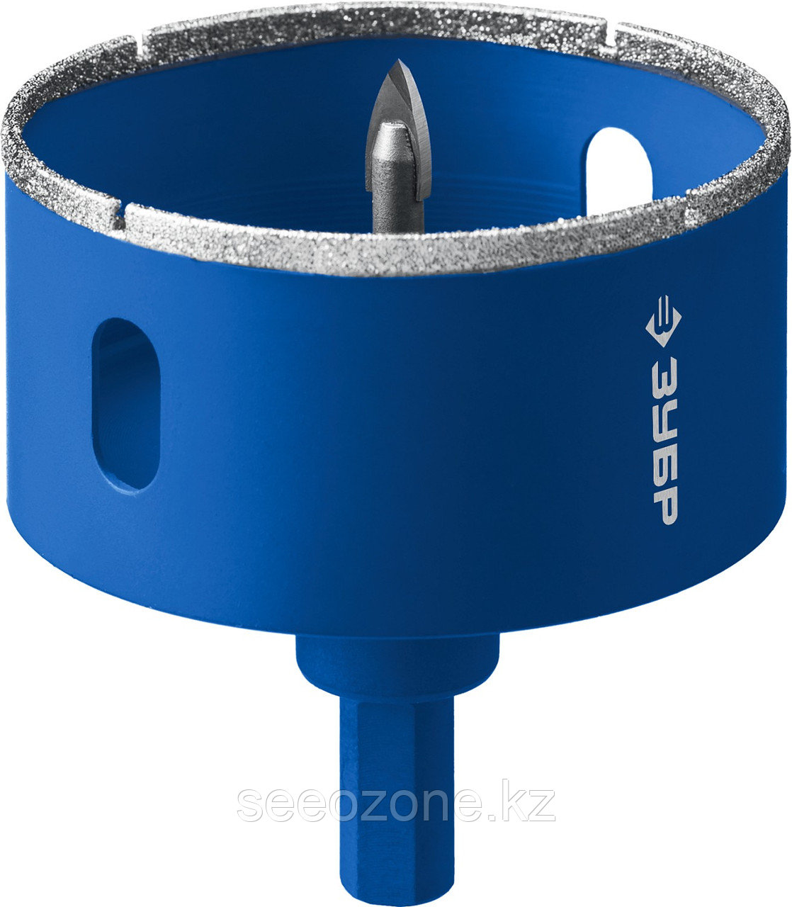 Коронка по кафелю и стеклу ЗУБР, 83 мм, Р 60, алмазная, серия "Профессионал" (29850-83)