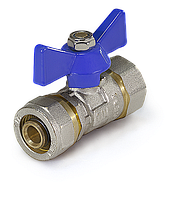 Кран шаровой 20*3/4 "М" обжим