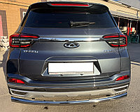 Защита заднего бампера Папа Тюнинг d60 для Chery Tiggo 4 Pro 2022-