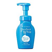 Shiseido "Senka Perfect Whip Speedy" Пенка-мусс для умывания с гиалуроновой кислотой и протеинами шелка, 150