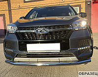 Защита переднего бампера Папа Тюнинг d60 для Chery Tiggo 4 Pro 2022-