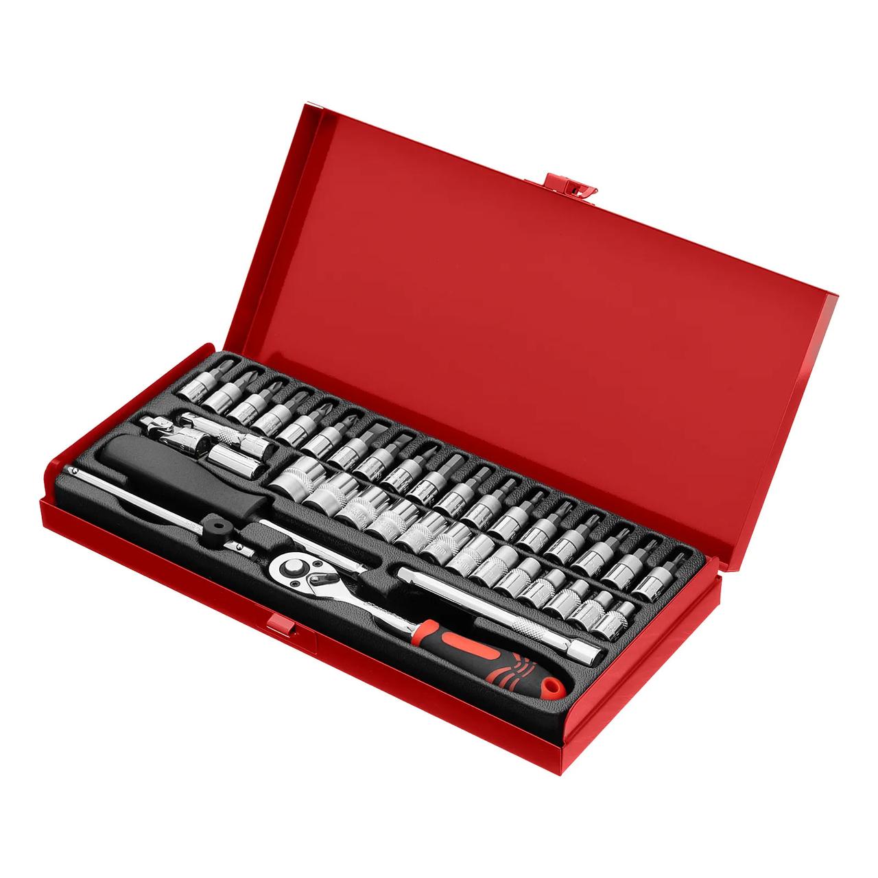 Набор инструментов MATRIX "MASTER" с квадратом 1/4" 38шт. 13522, фото 1