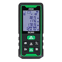 Лазерный дальномер RGK DL50G, зеленый луч
