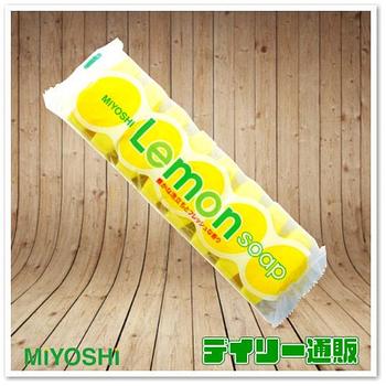 Miyoshi Туалетное мыло для всей семьи с ароматом лимона, 8 шт.* 45 гр.