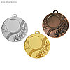 Медаль под нанесение призовая диаметр 4,5 см. (золото, серебро, бронза)