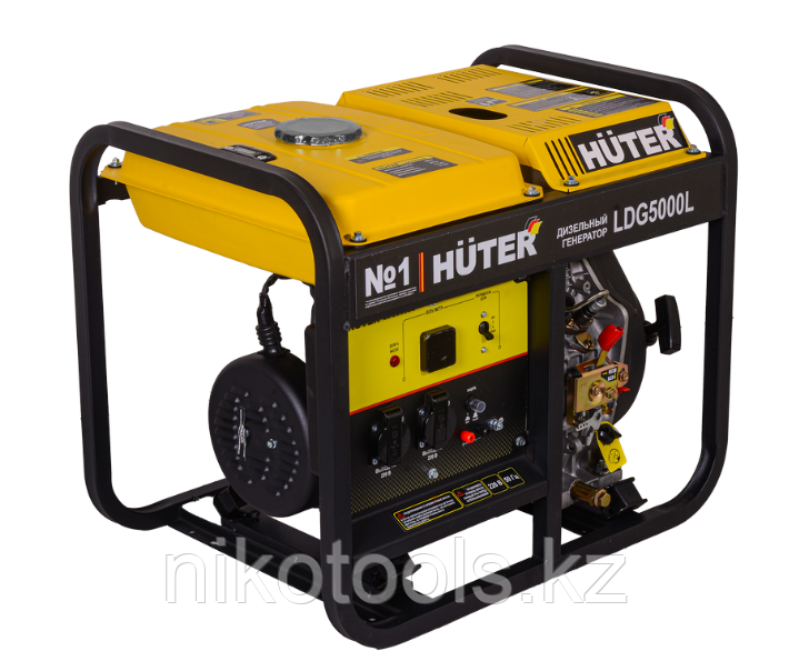 Электрогенератор дизельный LDG 5000L Huter KEM069, фото 1