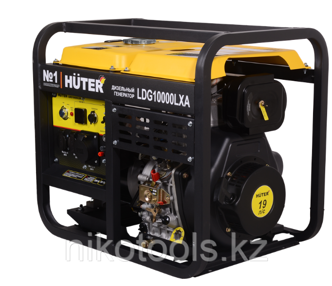 Электрогенератор дизельный LDG 10000LXА Huter