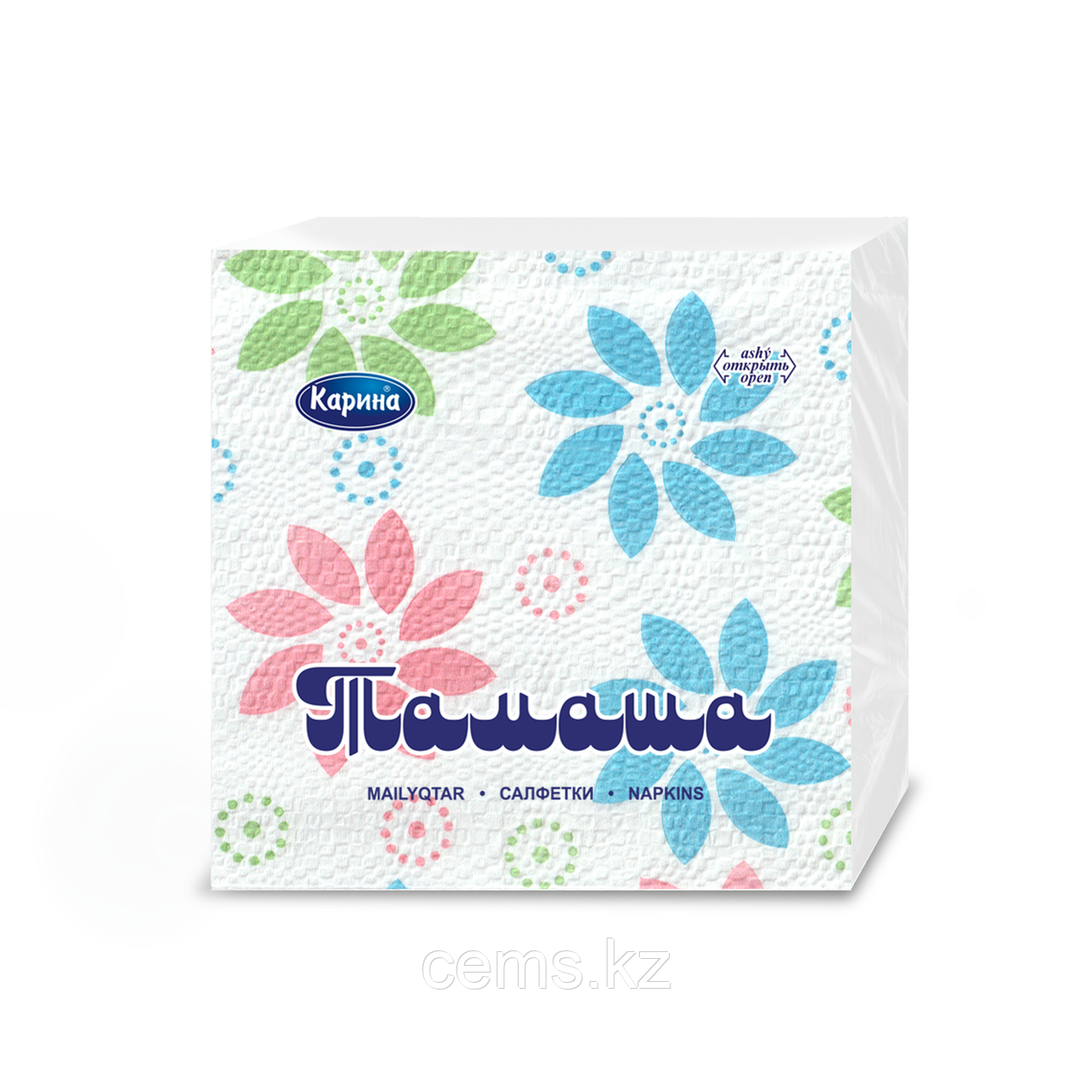 Салфетки бумажные "Тамаша"  с рисунком