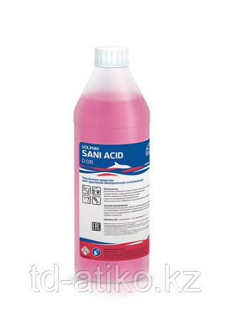 Средство моющее для сантехники и туалетов 1 л. кислотное очистка минерал. отложений ph 2 Sani Acid /