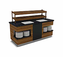 Буфет для хранения и резки хлеба  с мраморной столешней Sumela EMPERO