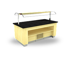 Фуршетный модуль с охлаждаемой гранитной поверхностью Серия Santa Fe Inoksan