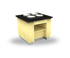 Стойка для нейтральных блюд Inoksan