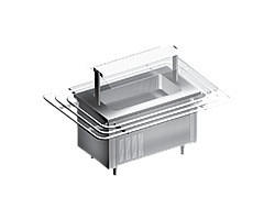САЛАТ-БАР с контейнерами Inoksan