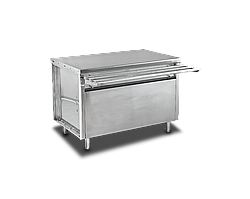 Сервисный стол с внутренней полкой Inoksan