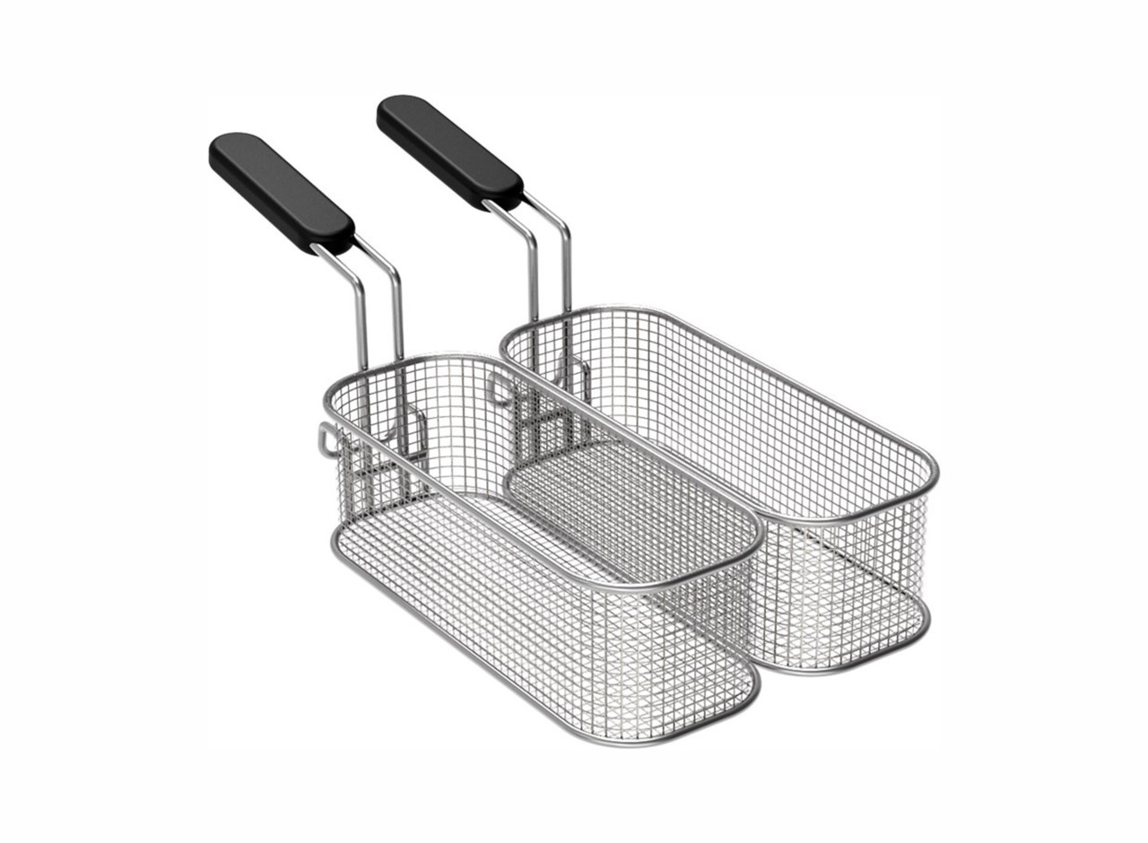 НАБОР ИЗ ДВУХ КОРЗИН ДЛЯ ФРИТЮРНИЦЫ (5/7 Л.) Angelopo