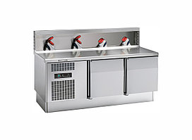 ХОЛОДИЛЬНЫЙ ПРИЛАВОК ДЛЯ ЧЕТЫРЕХ ЭЛЕМЕНТОВ 35x60 CM Angelopo