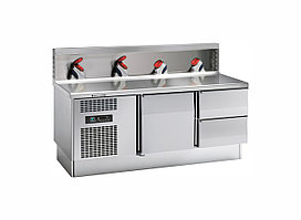 ХОЛОДИЛЬНЫЙ ПРИЛАВОК ДЛЯ ЧЕТЫРЕХ ЭЛЕМЕНТОВ 35x60 CM Angelopo