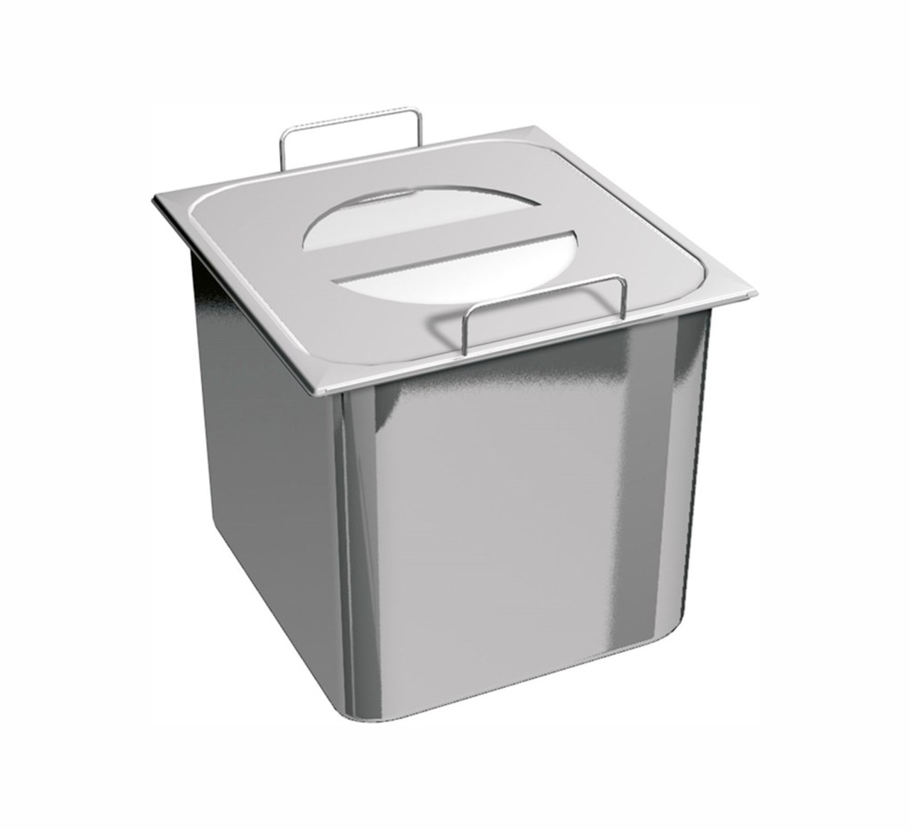 1/6 GN ГАСТРОЕМКОСТЬ С КРЫШКОЙ И РУЧКАМИ Angelopo