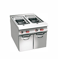 ЭЛЕКТРИЧЕСКАЯ ФРИТЮРНИЦА С ДВУМЯ ВАННАМИ (9+9Л) И ЭЛЕКТРОННЫМ УПРАВЛЕНИЕМ ANGELOPO