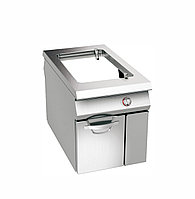 ГЛАДКАЯ ЭЛЕКТРИЧЕСКАЯ ЖАРОЧНАЯ ПОВЕРХНОСТЬ ИЗ КОМПОНЕНТНОЙ СТАЛИ НА НЕЙТРАЛЬНОМ ЭЛЕМЕНТЕ ANGELOPO