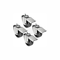 4 КОЛЕСА ДЛЯ АППАРАТА ШОКОВОГО ОХЛАЖДЕНИЯ/ЗАМОРОЗКИ С 5 ЛОТКАМИ Angelopo