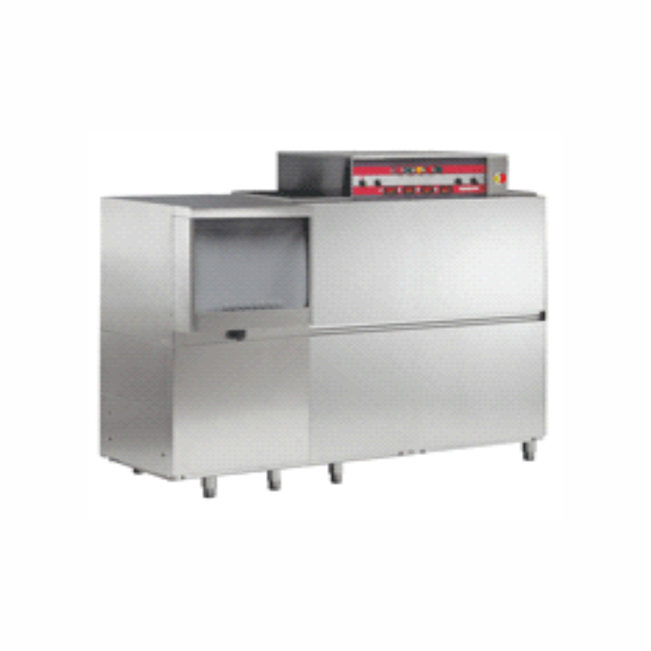 УГЛОВАЯ КОНВЕЙЕРНАЯ ПОСУДОМОЕЧНАЯ МАШИНА. 2 СКОРОСТИ ЛЕВАЯ ПОДАЧА ...