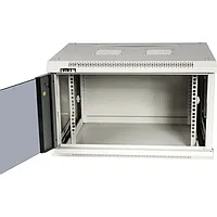 Шкаф настенный серии Pro  9U 600x600  стеклянная дверь TWT-CBWPG-9U-6x6-GY