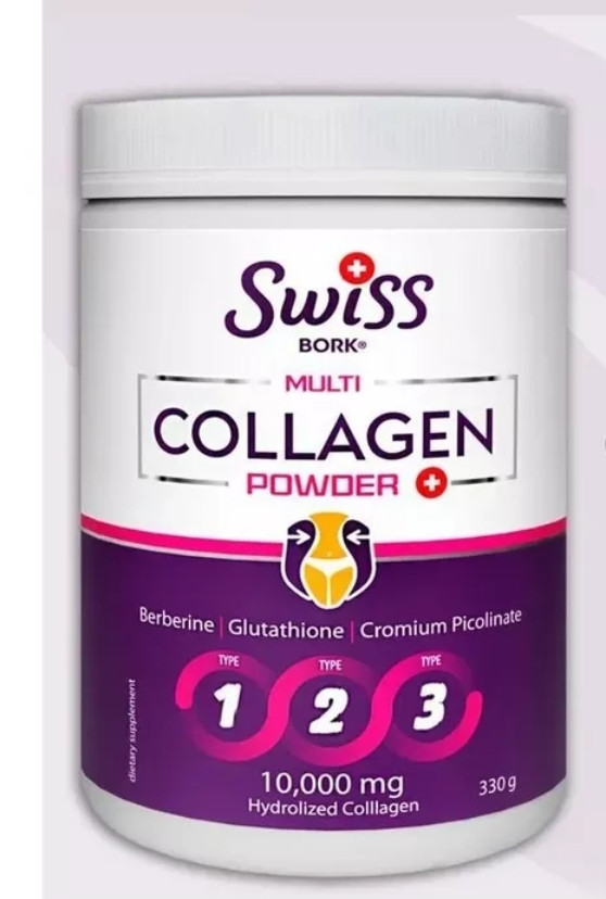 Multi Collagen Powder гидролизованный коллаген для похудения Swiss Bork  330 гр