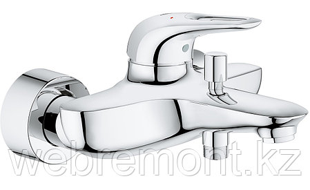 Смеситель для ванны GROHE Eurostyle с затворным клапаном, хром, фото 1