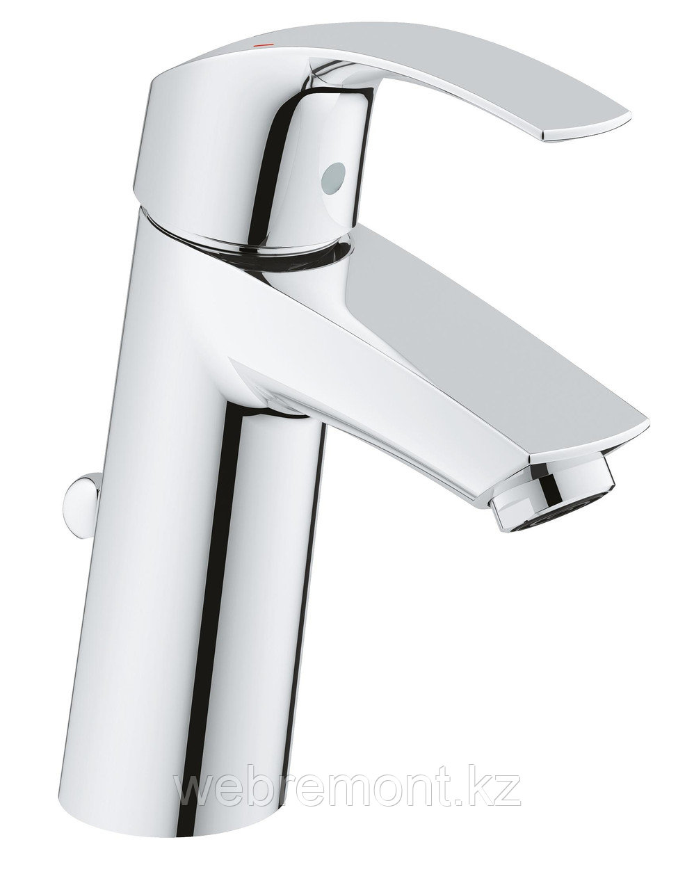 Смеситель для раковины GROHE Eurosmart с донным клапаном, M-Size, хром
