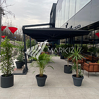 Зонт уличный на боковой опоре 3м*3м