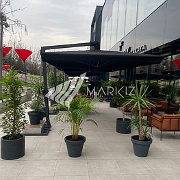 Зонт уличный на боковой опоре 3м*3м