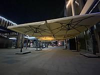 Зонт уличный на боковой опоре 4м*4м, фото 4