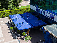 Зонт уличный на боковой опоре 4м*4м, фото 6