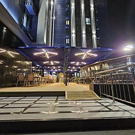 Зонт уличный двухкупольный 4м*4м