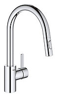 31481001 *Смеситель для мойки GROHE Eurosmart Cosmopolitan, высокий излив, хром