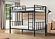 Металлическая двухъярусная кровать "Малага" с полками, фото 2