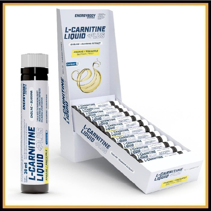 Жидкий L-карнитин Energybody Systems L-Carnitine Liquid Plus + Guarana + Cholin - 30 мл, 1 флакон