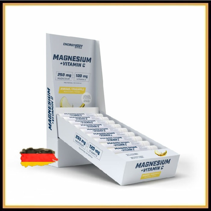 Жидкий магний Energybody Systems Magnesium + Vitamin C - 25 мл, 1 ампула