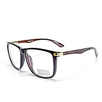 Имиджевые очки с глянцевой оправой Plazma черные