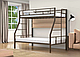 Двухъярусная кровать металлическая "Барселона Твист" с полкой, фото 3