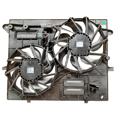 Задний диффузор радиатора с моторчиками Lixiang L7, L8, L9, X03-13080011, X03-30010014, фото 1