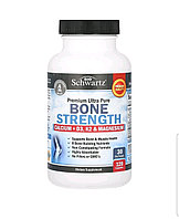 Bio Schwartz Bone Strength, кальций + D3, K2 и магний, 120 капсул
