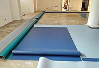 Укладка спортивного линолеума ПВХ