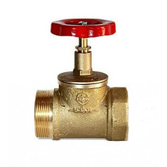 Клапан пожарного крана 15Б3Р Ду50 прямой муфта/цапка (латунь)  **