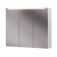 Зеркало со шкафчиком "Севилья-100" белый глянец  ***